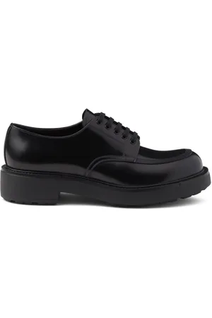 Prada Brushed leather derby shoes