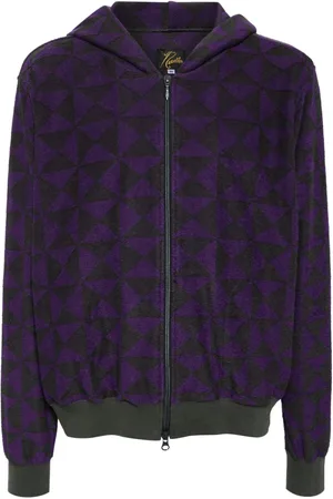 Pins & Needles Geometric-print hooded jacket