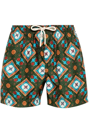 PENINSULA SWIMWEAR Graphic-print swim shorts