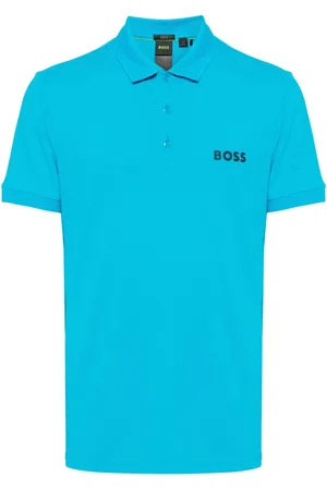HUGO BOSS Logo-appliqué short-sleeve polo shirt
