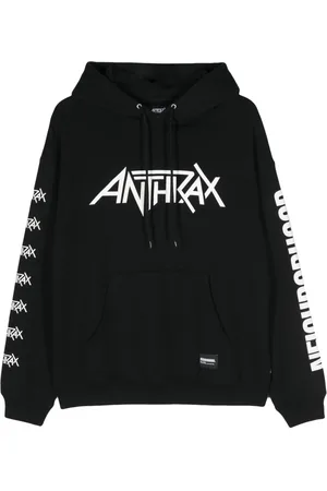 NEIGHBORHOOD X Anthrax logo-print hoodie