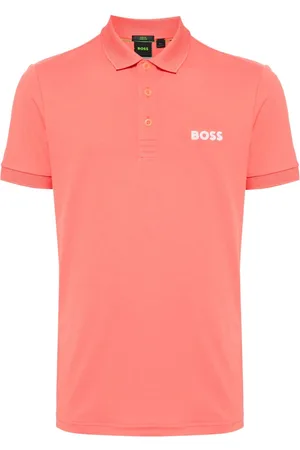 HUGO BOSS Logo-appliqué short-sleeve polo shirt