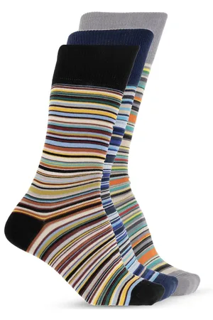 Paul Smith Striped three-pair socks set