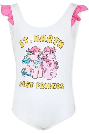MC2 SAINT BARTH X My Little Pony logo-print swimsuit