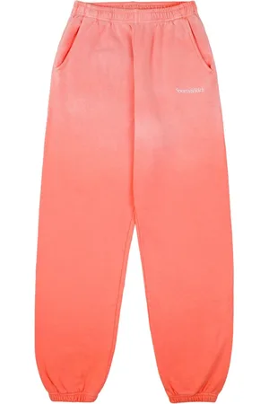 Sporty & Rich Faded straight-leg track pants