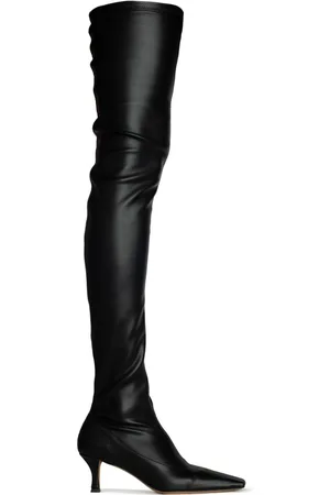 Proenza Schouler Trap over-the-knee leather boots