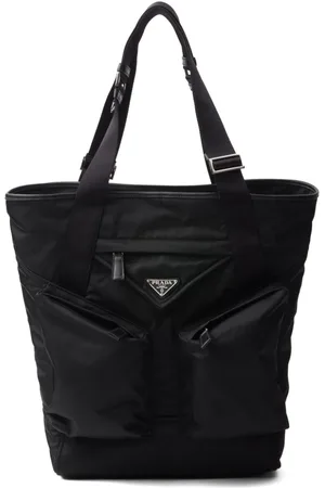 Prada Re-Nylon and leather tote bag