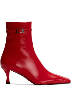 Proenza Schouler Trap leather ankle boots