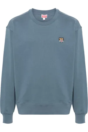 Kenzo Tiger-patch cotton sweatshirt
