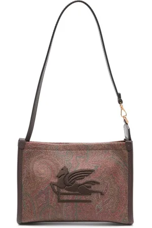 Etro Pegaso-embroidered paisley-print tote bag