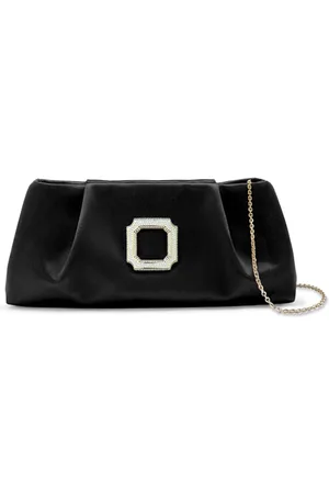 MALONE SOULIERS Vittoria satin clutch bag