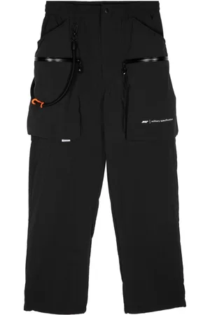 Izzue Straight-leg cotton cargo trousers
