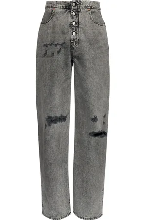 Maison Margiela Distressed wide-leg jeans