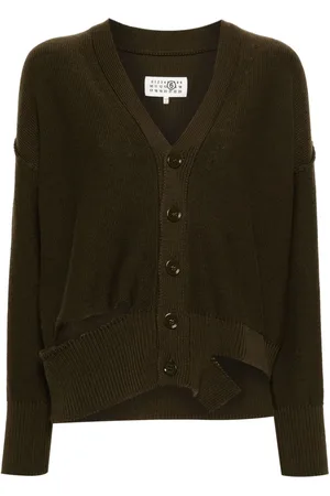 Maison Margiela Cut-out button-up cardigan