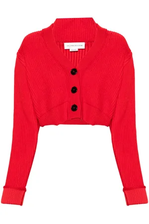 Victoria Beckham V-neck cropped cardigan