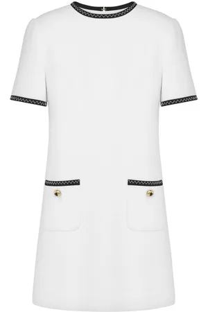 Moschino Contrasting-trim mini dress