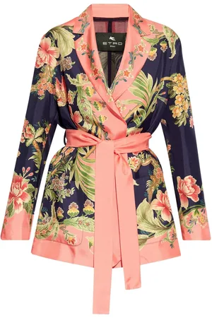 Etro Floral-print silk jacket
