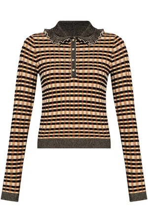 ULLA JOHNSON Kita checked jumper