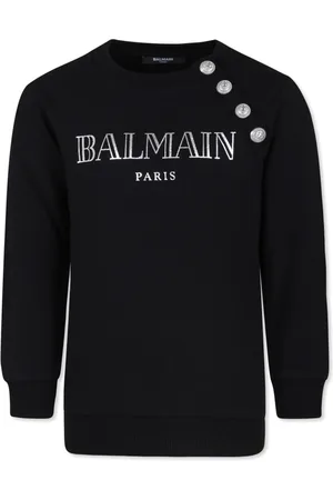 Balmain Logo-print cotton sweatshirt