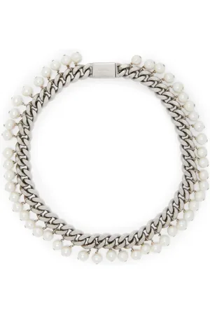 Jil Sander Freshwater pearl chain necklace