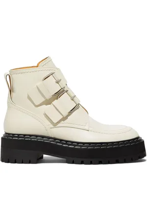 Proenza Schouler Leather buckle boots