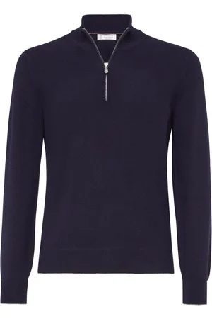 Brunello Cucinelli Zip-fastening cashmere jumper