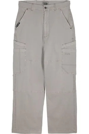 Izzue Straight-leg cotton trousers