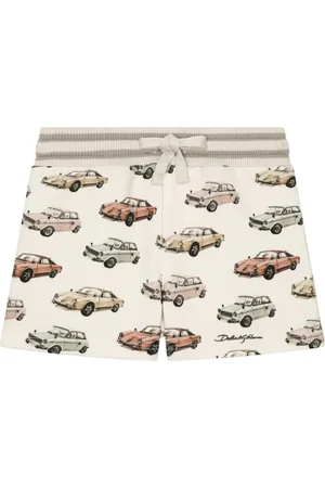 Dolce & Gabbana Car-print cotton shorts