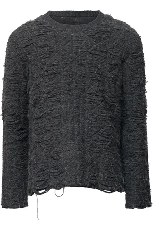 Maison Margiela Distressed-effect crew-neck jumper