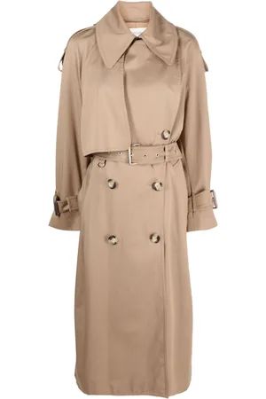 Sportmax Waterproof cotton trench coat