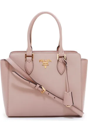 Prada Logo-lettering leather handbag