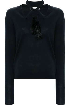 Dorothee Schumacher Drawstring-neck V-neck top