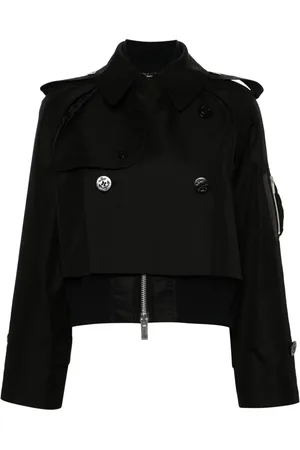 SACAI Layered cropped jacket