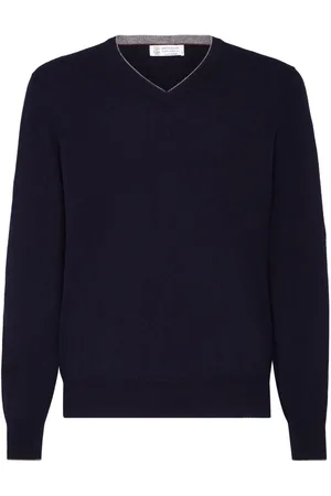 Brunello Cucinelli V-neck cashmere jumper