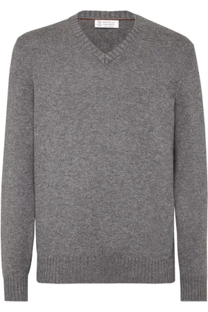 Brunello Cucinelli V-neck cashmere jumper