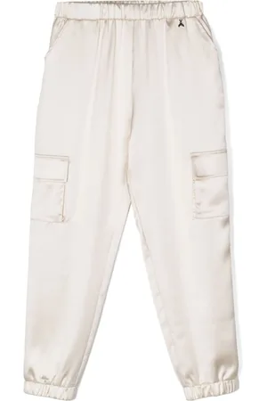 Patrizia Pepe Girl Satin cargo trousers