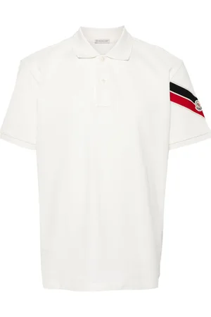 Moncler Appliqué-logo piqué polo shirt