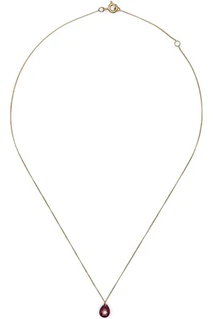 Pascale Monvoisin 9kt yellow Orso diamond and ruby necklace