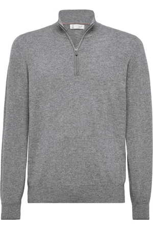 Brunello Cucinelli Zip-fastening cashmere sweater
