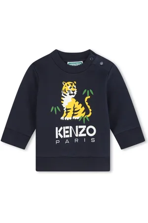 Kenzo Tiger-print cotton sweatshirt