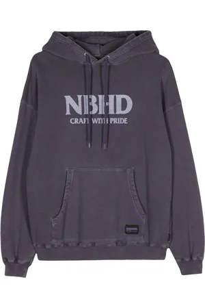 NEIGHBORHOOD Logo-print cotton hoodie