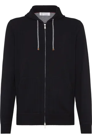 Brunello Cucinelli Zip-front cashmere hoodie