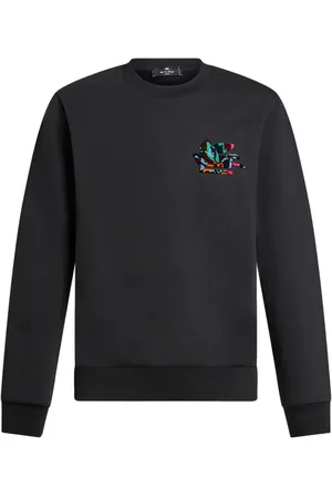 Etro Pegaso-appliqué crew-neck sweatshirt