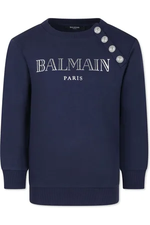 Balmain Logo-print cotton sweatshirt