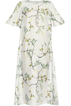 Munthe Floral-print silk maxi dress