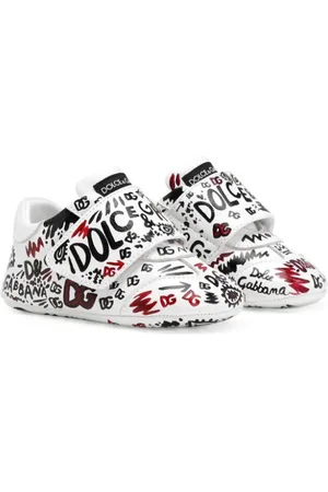 Dolce & Gabbana Sketch-style print hi-top sneakers