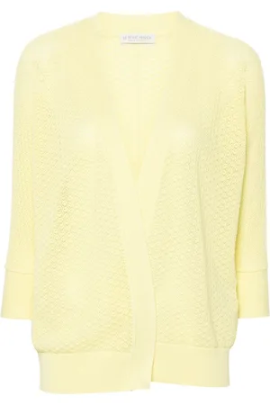 LE TRICOT PERUGIA Open-knit cotton cardigan