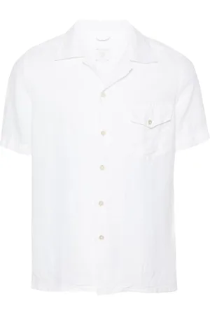 ELEVENTY Short-sleeve linen shirt