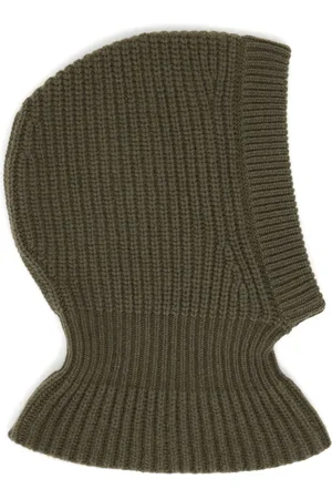 LEMAIRE Ribbed-knit lambs wool balaclava