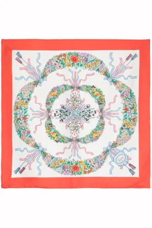 Gucci Fruit-print silk scarf